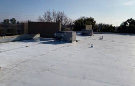 Flute fill TPO restoration system 10000 sq ft Ceres CA
