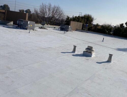 Flute Fill TPO Restoration System 10,000 sq ft, Ceres CA