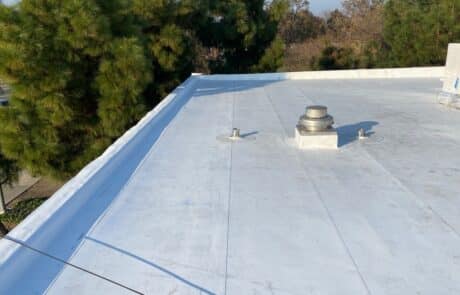 Flute fill TPO restoration system 10000 sq ft Ceres CA