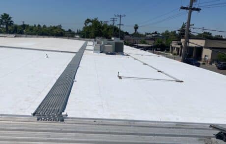 Flute fill TPO retrofit 17000 sq ft Waterford CA Peterson Roofing 11 Flute fill TPO retrofit 17000 sq ft Waterford CA Peterson Roofing