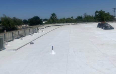 Flute fill TPO retrofit 17000 sq ft Waterford CA Peterson Roofing 13 Flute fill TPO retrofit 17000 sq ft Waterford CA Peterson Roofing