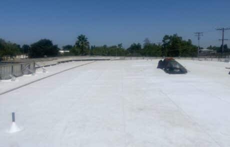 Flute fill TPO retrofit 17000 sq ft Waterford CA Peterson Roofing 14 Flute fill TPO retrofit 17000 sq ft Waterford CA Peterson Roofing