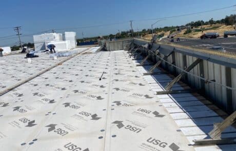 Flute fill TPO retrofit 17000 sq ft Waterford CA Peterson Roofing 20 Flute fill TPO retrofit 17000 sq ft Waterford CA Peterson Roofing