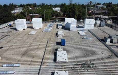 Flute fill TPO retrofit 17000 sq ft Waterford CA Peterson Roofing 23 Flute fill TPO retrofit 17000 sq ft Waterford CA Peterson Roofing