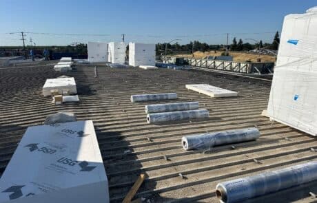 Flute fill TPO retrofit 17000 sq ft Waterford CA Peterson Roofing 27 Flute fill TPO retrofit 17000 sq ft Waterford CA Peterson Roofing