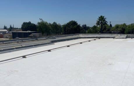 Flute fill TPO retrofit 17000 sq ft Waterford CA Peterson Roofing 3 Flute fill TPO retrofit 17000 sq ft Waterford CA Peterson Roofing