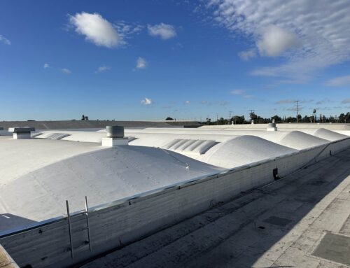 Full Tear-off with 1/4” Coverboard & 60 mil Carlisle TPO Installed on 43,000 sq ft Roof, Stockton CA