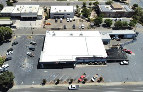 TPO-flute-fill-metal-retrofit-roofing-system-Carlisle-60-mil-roofing-company-in-modesto-Modesto-Califo (1) TPO Flute Fill Metal Retrofit Roof Installation Modesto CA