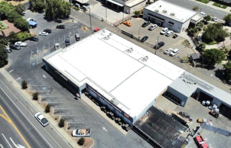 TPO-flute-fill-metal-retrofit-roofing-system-Carlisle-60-mil-roofing-company-in-modesto-Modesto-Califo (3) TPO Flute Fill Metal Retrofit Roof Installation Modesto CA