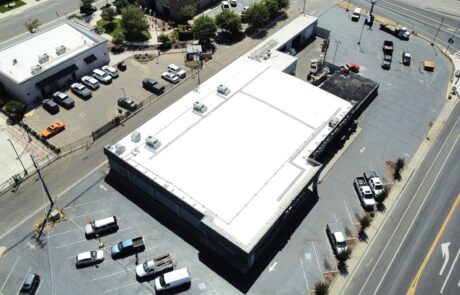 TPO-flute-fill-metal-retrofit-roofing-system-Carlisle-60-mil-roofing-company-in-modesto-Modesto-Califo (5) TPO Flute Fill Metal Retrofit Roof Installation Modesto CA