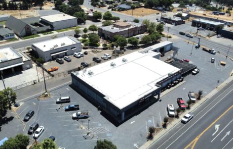 TPO-flute-fill-metal-retrofit-roofing-system-Carlisle-60-mil-roofing-company-in-modesto-Modesto-California TPO Flute Fill Metal Retrofit Roof Installation Modesto CA