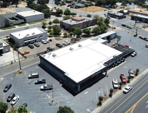 TPO Flute Fill Metal Retrofit Roof Installation Modesto CA