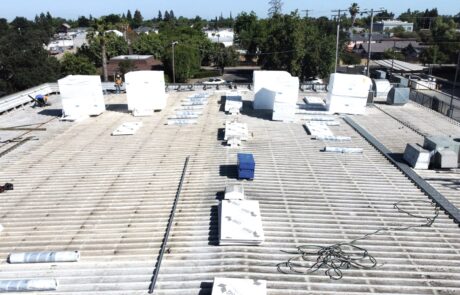 TPO-flute-fill-metal-retrofit-roofing-system-Carlisle-60-milroofing-contractors-in-modesto-ca-Modesto- (3) TPO Flute Fill Metal Retrofit Roof Installation Modesto CA