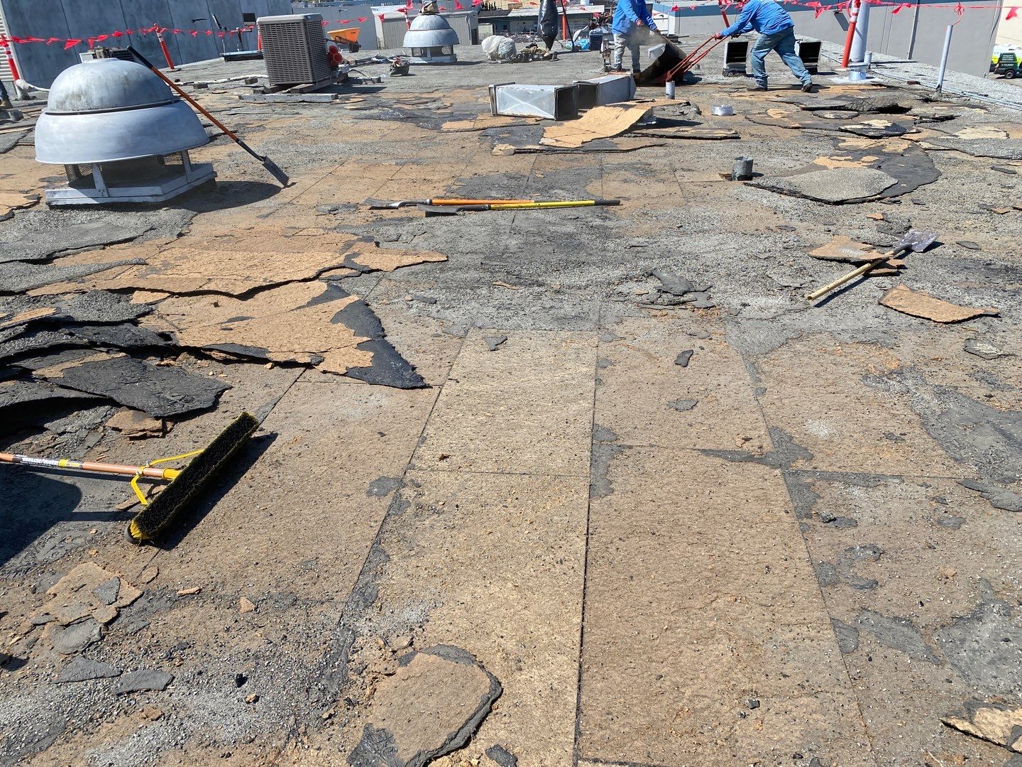 Commercial Roof Replacement, Full Tear-Off, Plywood Deck Replacement, Dry Rot Repair, TPO, Single-Ply Roofing System, San Francisco CA, (4) Commercial Roof Replacement, Full Tear-Off, Plywood Deck Replacement, Dry Rot Repair, TPO, Single-Ply Roofing System, San Francisco CA, Peterson Roofing, commercial roofing contractor San Francisco, commercial TPO roofing system, insulation and cover board installation